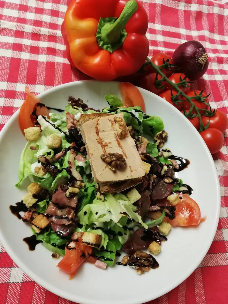 salade-foie gras